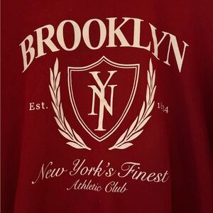 Old Navy Red Crewneck Sweatshirt